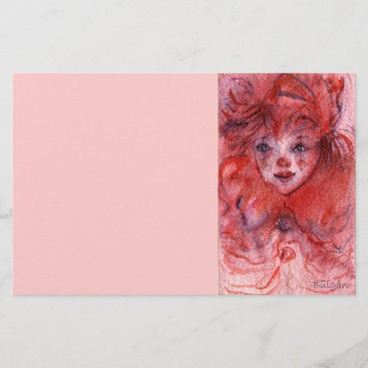 LITTLE RED CLOWN BRIEFPAPIER (Voorkant)