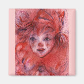 LITTLE RED CLOWN MAGNEET (Voorkant)