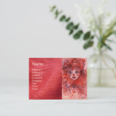 LITTLE RED CLOWN VISITEKAARTJE (Staand voorkant)