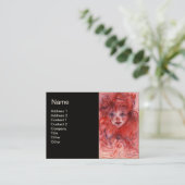 LITTLE RED CLOWN VISITEKAARTJE (Staand voorkant)