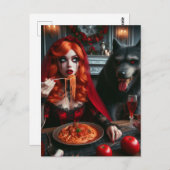 Little Red Dark Fantasy Briefkaart (Voorkant / Achterkant)