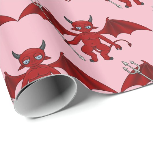 Little Red Devil Thunder_Cove Cadeaupapier (Rol Hoek)