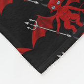 Little Red Devil Thunder_Cove Fleece Deken (Hoek)