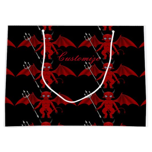 Little Red Devil Thunder_Cove Large Cadeautasje (Voorkant)