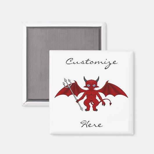 Little Red Devil Thunder_Cove Magneet (Voorkant / Achterkant)