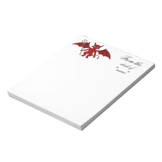 Little Red Devil Thunder_Cove Notitieblok (Linkerzijde)