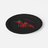 Little Red Devil Thunder_Cove Papieren Bordje (Gekanteld)