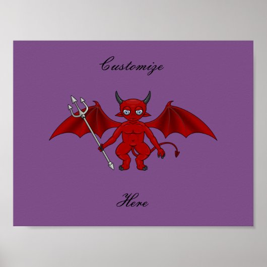 Little Red Devil Thunder_Cove Poster (Voorkant)