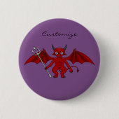 Little Red Devil Thunder_Cove Ronde Button 5,7 Cm (Voorkant)