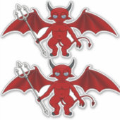 Little Red Devil Thunder_Cove Sticker (Voorkant)