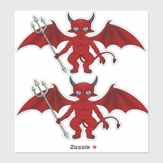 Little Red Devil Thunder_Cove Sticker (Vel)