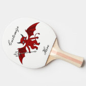 Little Red Devil Thunder_Cove Tafeltennisbatje (Zijkant)