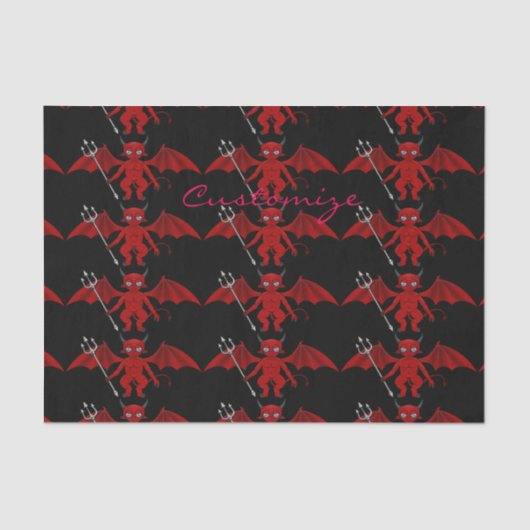 Little Red Devil Thunder_Cove Tissuepapier (Voorkant)