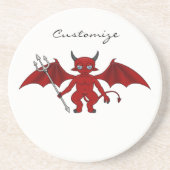 Little Red Devil Thunder_Cove Zandsteen Onderzetter (Voorkant)