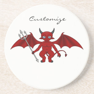 Little Red Devil Thunder_Cove Zandsteen Onderzetter