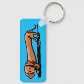 Little Red Doxie Sleutelhanger (Achterkant)