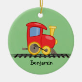 Little Red Engine Design Ornament (Voorkant)