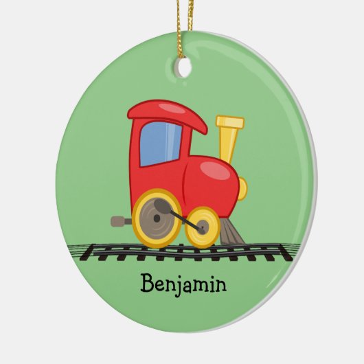 Little Red Engine Design Ornament (Links)
