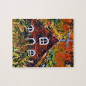 Little Red Fairy House Legpuzzel (Horizontaal)