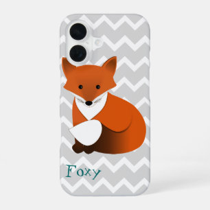 Little Red Fox Design iPhone 16 Hoesje