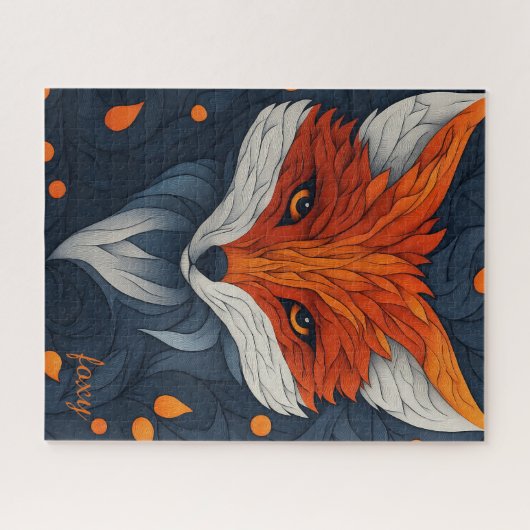 Little Red Fox Foxy Legpuzzel (Horizontaal)
