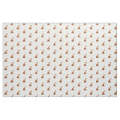 Little Red Fox Wildlife Combed Cotton Fabric. Stof (Yard (91,4 cm))