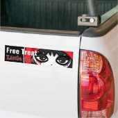 Little Red Free Treat Bumpersticker (Op Truck)