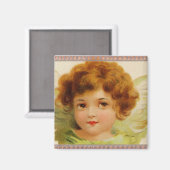 Little Red-Headed Angel Magneet (Voorkant / Achterkant)
