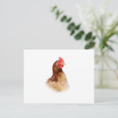 Little Red Hen Briefkaart (Staand voorkant)