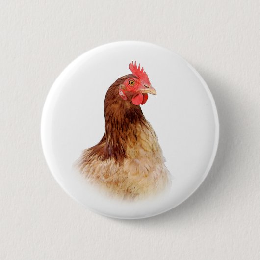 Little Red Hen Button (Voorkant)