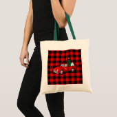 Little Red Kersttruck Tote Bag (Voorkant (product))