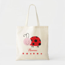 Little Red Ladybug Personalized Bag Tas for Girl