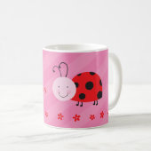 Little Red Ladybug Personalized Mug Koffiemok (Voorkant rechts)