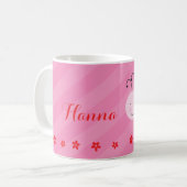 Little Red Ladybug Personalized Mug Koffiemok (Voorkant links)