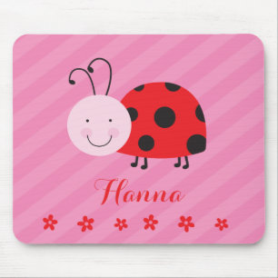 Little Red Ladybug Persoonlijke Mousepad Muismat