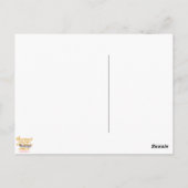 Little Red Ridding Hood briefkaart  Retro (Achterkant)