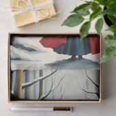 Little red ridding hood Winter Walk Decoupage Tissuepapier (Geschenk)