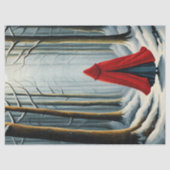 Little red ridding hood Winter Walk Decoupage Tissuepapier (Voorkant)