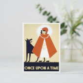 Little Red Riding Hood, 1936 Briefkaart (Staand voorkant)