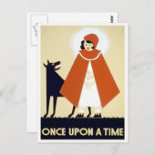Little Red Riding Hood, 1936 Briefkaart (Voorkant / Achterkant)