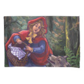 Little Red Riding Hood Art Kussensloop (Voorkant)