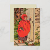 Little Red Riding Hood  Bedankkaart (Voorkant / Achterkant)