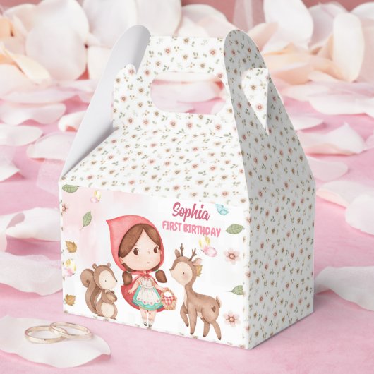  Little Red Riding Hood Birthday Favor Bag Favor  Bedankdoosjes (Huwelijk)