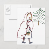 Little Red Riding Hood Briefkaart (Voorkant / Achterkant)