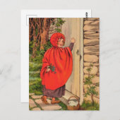 Little Red Riding Hood  Briefkaart (Voorkant / Achterkant)