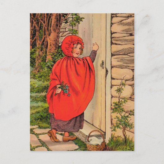 Little Red Riding Hood  Briefkaart (Voorkant)
