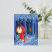 Little Red Riding Hood - briefkaart (Staand voorkant)