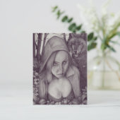 Little Red Riding Hood Briefkaart (Staand voorkant)