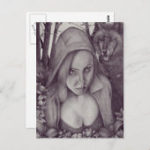 Little Red Riding Hood Briefkaart (Voorkant / Achterkant)