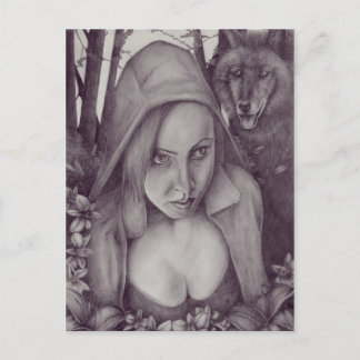 Little Red Riding Hood Briefkaart